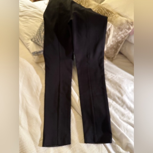 Ann Taylor- NWT- Black Faux Leather and material Pants/Leggings- Size 2 - Picture 6 of 8